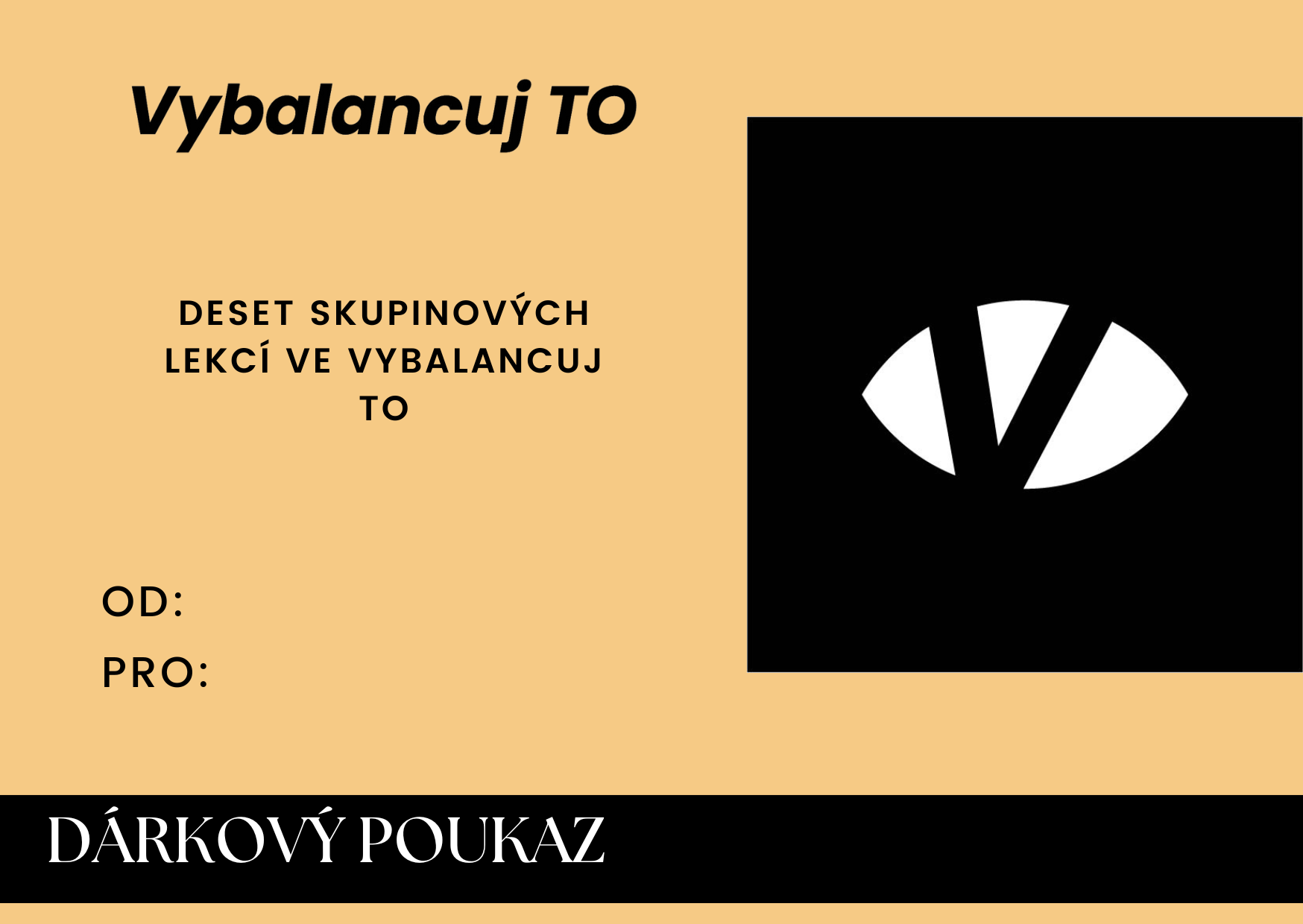 Deset skupinových lekcí Poukaz
